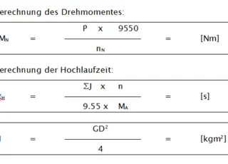 Anlaufverhalten eines Elektromotors